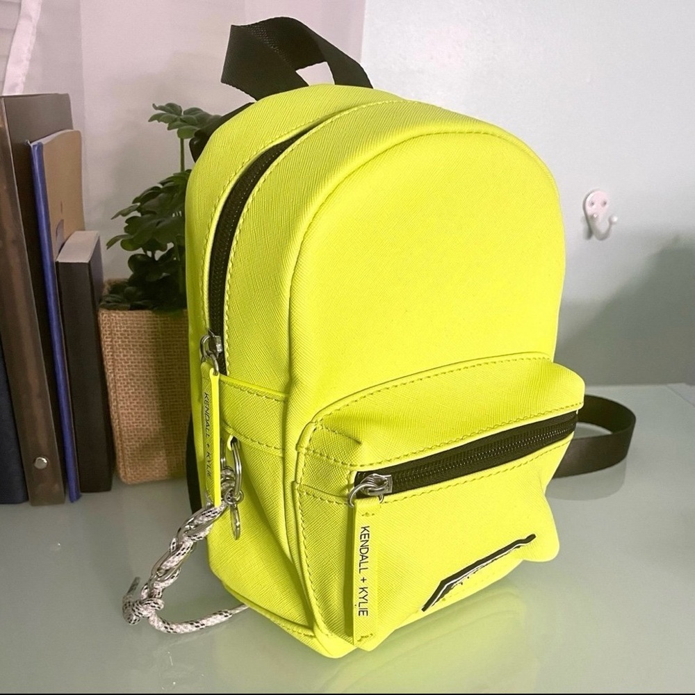 Kendall & Kylie Mini Backpack Bright Green NWOT
